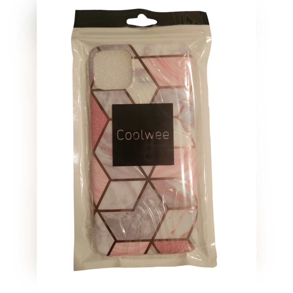 Coolwee iPhone 11 Pro Max Pink Marble 6.5" Case